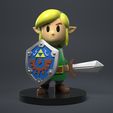Link_color.0014.jpg Fichier STL Lien vers la légende de Zelda Firgure・Objet pour imprimante 3D à télécharger