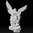 A10.jpg Archangel Michael Bas-Relief 1 3D print model