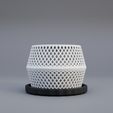 Geometric-Flower-Vase-view-6.jpg Geometric Flower Vase – Modern 3D Printed Decor