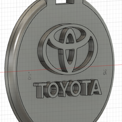 Toyota-1.png Pendant porte clé Toyota / Toyota key ring ornament