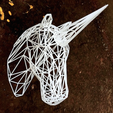 Capture_d__cran_2015-03-04___13.37.12.png STL file Wire Unicorn Head Statue・3D printer design to download, 3by3D