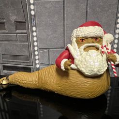 321417881_677610900525398_4483396530965430048_n.jpg STL-Datei STAR WARS ADVENTKALENDER 2022 TAG #25, JABBA CLAUS FIGUR, 3.75", 1/18 KENNER, HASBRO・3D-druckbares Modell zum Herunterladen