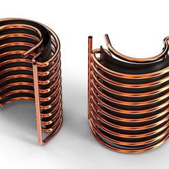 pipe-coil-3d-model-obj-3ds-fbx-stl-3dm-sldprt1.jpg Archivo STL Bobina de semitubo・Objeto de impresión 3D para descargar, 3dsldworks