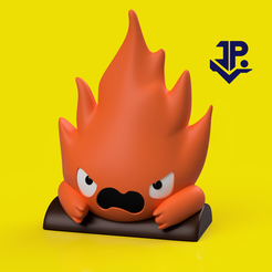 STL file Calcifer from Howl's Moving Castle - Ghibli 🏰・3D printing idea to  download・Cults