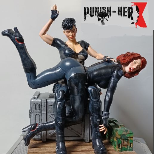Punish-Her and Widow - by SPARX 3D model