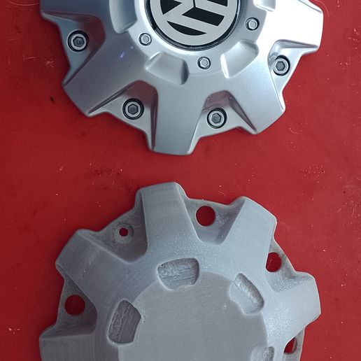 STL file Hubcaps volkswagen amarok roush charged hubcaps・Model to
