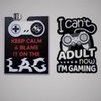 I'M GAMING Gaming - Wall Art - Version 1
