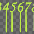 numbers.png Tipo de letra para topo de bolo personalizado