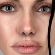 lara-croft-angelina-jolie-bust-ready-for-full-color-3d-printing-3d-model-obj-mtl-stl-wrl-wrz (4).jpg Lara Croft Angelina Jolie bust ready for full color 3D printing