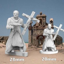 fatherpeter.JPG Free STL file 28mm Version of Father O’Pray - DarkFuture・3D printer design to download