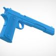 2.42.jpg Colt M1911A1 from the movie Hitman Agent 47 1 to 12 scale 3D print model