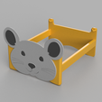 1.png Cute Mouse Bed for Small Pets | 3D Printable Rat/Mouse Hammock Frame
