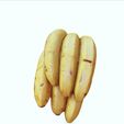 L_00005.jpg BANANA 3D MODEL - 3D PRINTING - BANANA TROPICAL FOOD AMAZON AFRICAN INDIA MONKEY TREE FRUIT - BANANA BANANA