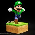 32.jpg Luigi STL 3D print figure
