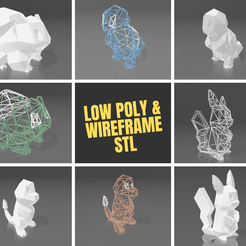 Collage.png Pokemon Kit LowPoly - Wireframe