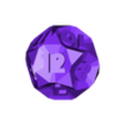 d12a.stl BASTELN'S HOMEBREW: "OUTTIES" FACETED POLYHEDRAL DICE