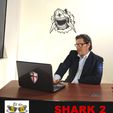 tiburon shark 2d BIG SIZE 1b.jpg SHARK 2D - BIG SIZE - WALL DECOR
