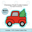 Etsy-Listing-Template-STL.png Christmas Truck Cookie Cutters | STL File