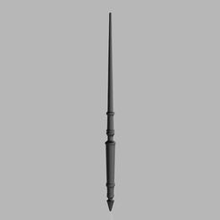 render.184.jpg Fichier STL [MARCHAND] Hogwart's Legacy Ominis Gaunt wand・Plan pour imprimante 3D à télécharger