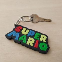 IMG_20220613_154124.jpg STL file Super Mario keychain・3D printable design to download, filaprim3d