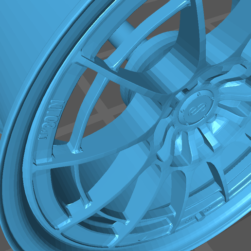 🚗 1/24 Scale Enkei NT03 (18 Inch) Rims・ STL File for 3D printing・Cults