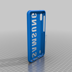 a105_flex_brand.png Fichier STL gratuit Étui pour Samsung Galaxy A10 a105・Plan pour imprimante 3D à télécharger