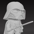 Darth-Vader-3.jpg Mini Hero Darth Vader Style Figure 3D Printable STL FBX OBJ GLB 3D print model