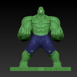 Hulk7.png STL file Hulk Phone Holder V2・3D printer design to download