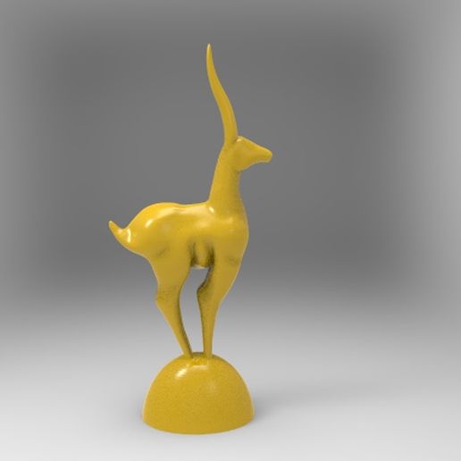 deer sculpture 3D model