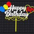 84th.jpg Happy 84th Birthday Cake Topper