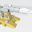 brustiner-assemble-09.png -MHW04C- Mecha Mobile Mega Cannons Brustliner Customizable 3D print model