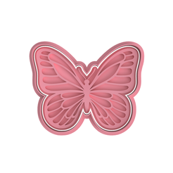Butterfly.png STL-Datei Schmetterling Ausstechform herunterladen • Objekt für den 3D-Druck, dwain