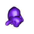 Ducky_remixed_no_supports_needed.obj Free OBJ file Ducky The Lop Eared Bunny Remix No Supports Needed・3D printer design to download