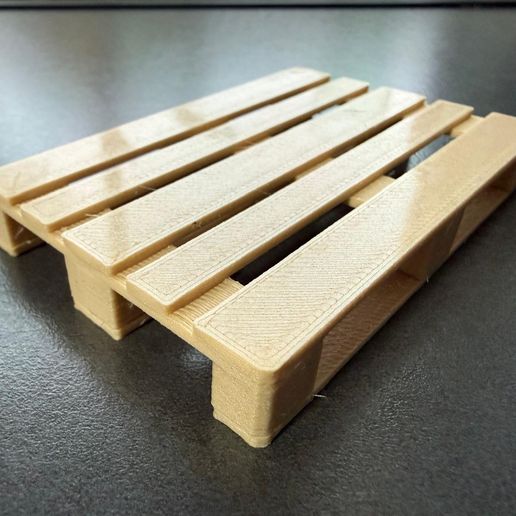 Euro pallet scale 1:14
