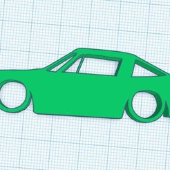 Web-capture_28-11-2023_215913_www.tinkercad.com.jpeg Porte-clés Porsche 911 SC Targa Silhouette