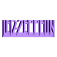 BlackWhite - Led Zeppelin.stl 3D MULTICOLOR LOGO/SIGN - Led Zeppelin