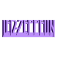 BlackWhite - Led Zeppelin.stl 3D MULTICOLOR LOGO/SIGN - Rock Bands Pack