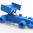 123.jpg Supermodified front engine Winged race car V4 Scale 1:25