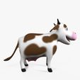 Cartoon_Cow_3.jpg Cartoon Cow 3D Model