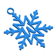 WSnowflakeInitialGiftTag3DImage.png Letter W - Snowflake Initial Gift Tag Ornament