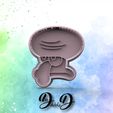 untitled.113.jpg STL file Squidward Cutter - Spongebob Squarepants・3D printable model to download