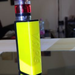 WYE 85W COVER_1.jpg Archivo STL gratis Caja de cigarrillos electrónicos TESLACIGS WYE 85W・Objeto de impresión 3D para descargar