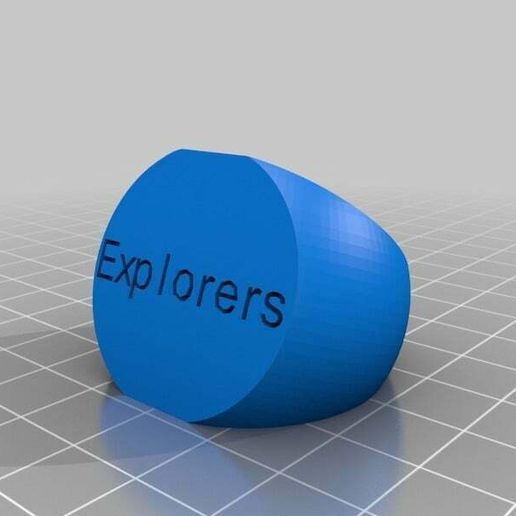 explorers woggle - 3D model önizlemesi
