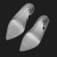 3.jpg 4 SET FASHIONABLE PENDANT WOMENS SHOES HALF-BOOTS 3D MODEL COLLECTION