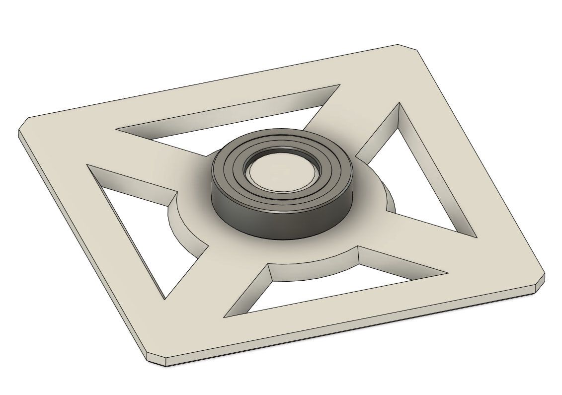 BaseAndBearing CAD.jpg Free STL file Rotating Tool Caddy・3D printer model to download, moXDesigns
