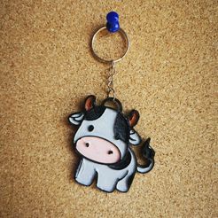 Cow.jpg Cow Keychain Llavero Vaca