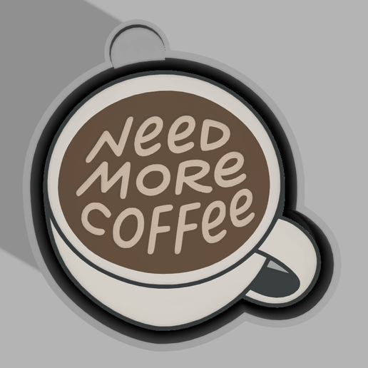 ☕🖤 Coffee Cup - Freshie, Keychain, Resin & Candle Mold