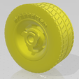 колесо-01.png Free STL file Muscle Style 1:64 wheel for hotwheels・3D printing design to download