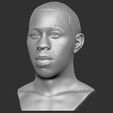 2.jpg Tyler The Creator bust for 3D printing