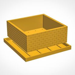 62802c689c512c91870b4e0a02b3a0a2_display_large.jpg STL file Brick Wall Pot 3D Model・3D print design to download